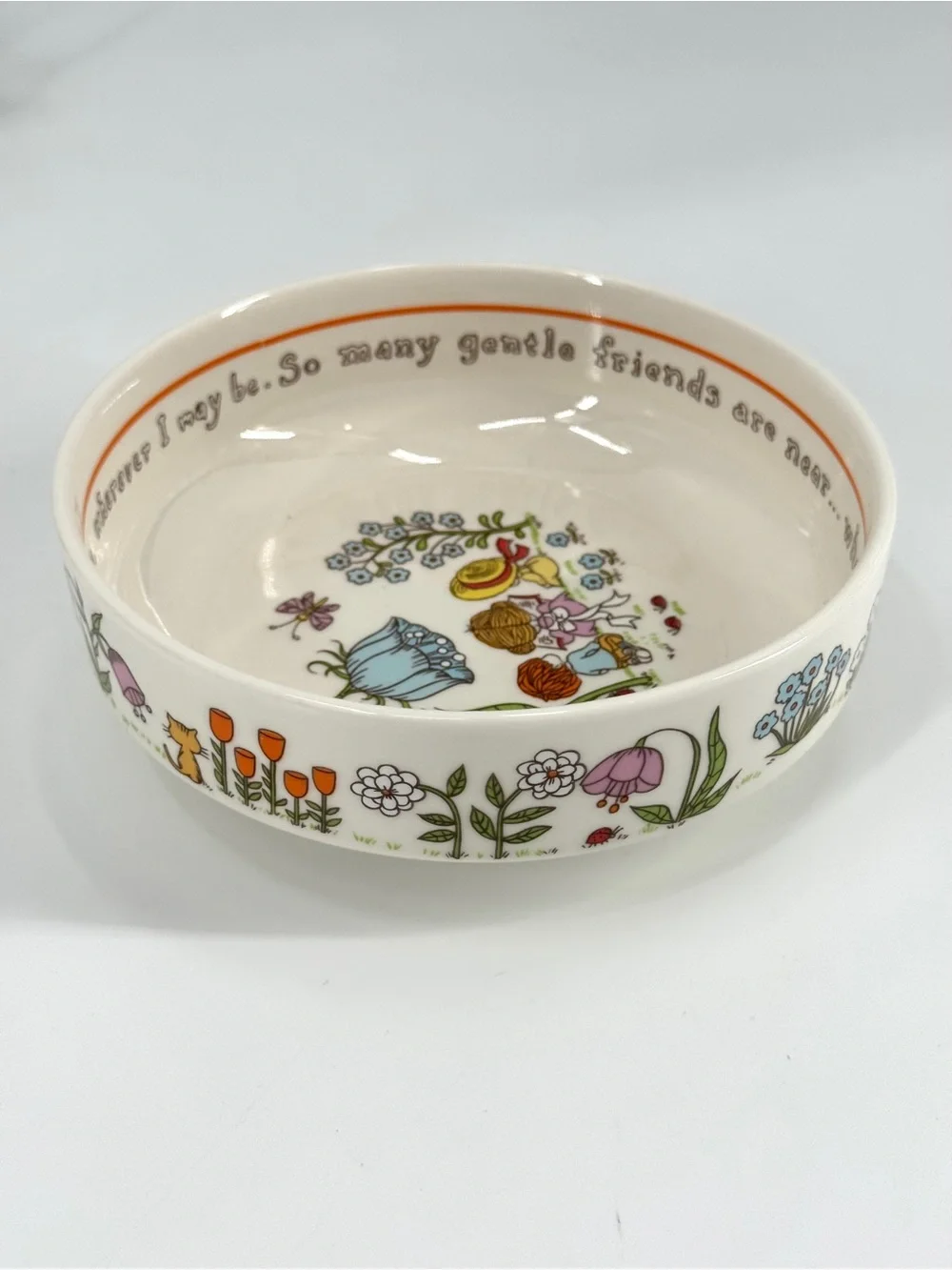 70s VTG-USA LENOX Gentle Friends Children's 3pc Set